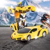 RC Car Transformation Robots Sports Vehicle Model Drift Car Toys Cool Deformation Car Christmas Birthday Gifts for Boys Girls 3