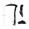 Gardening Foldable Grass Hand Sickle Wood Handle Portable Garden Tool for Trimming Pruning Plants Multipurpose Comfortable Grip 6