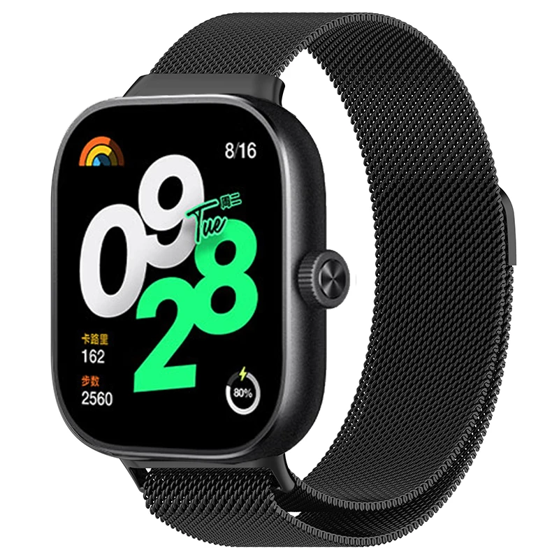 Elegant Milanese Loop Smartwatch Bracelet - Premium Metal Strap Accessories