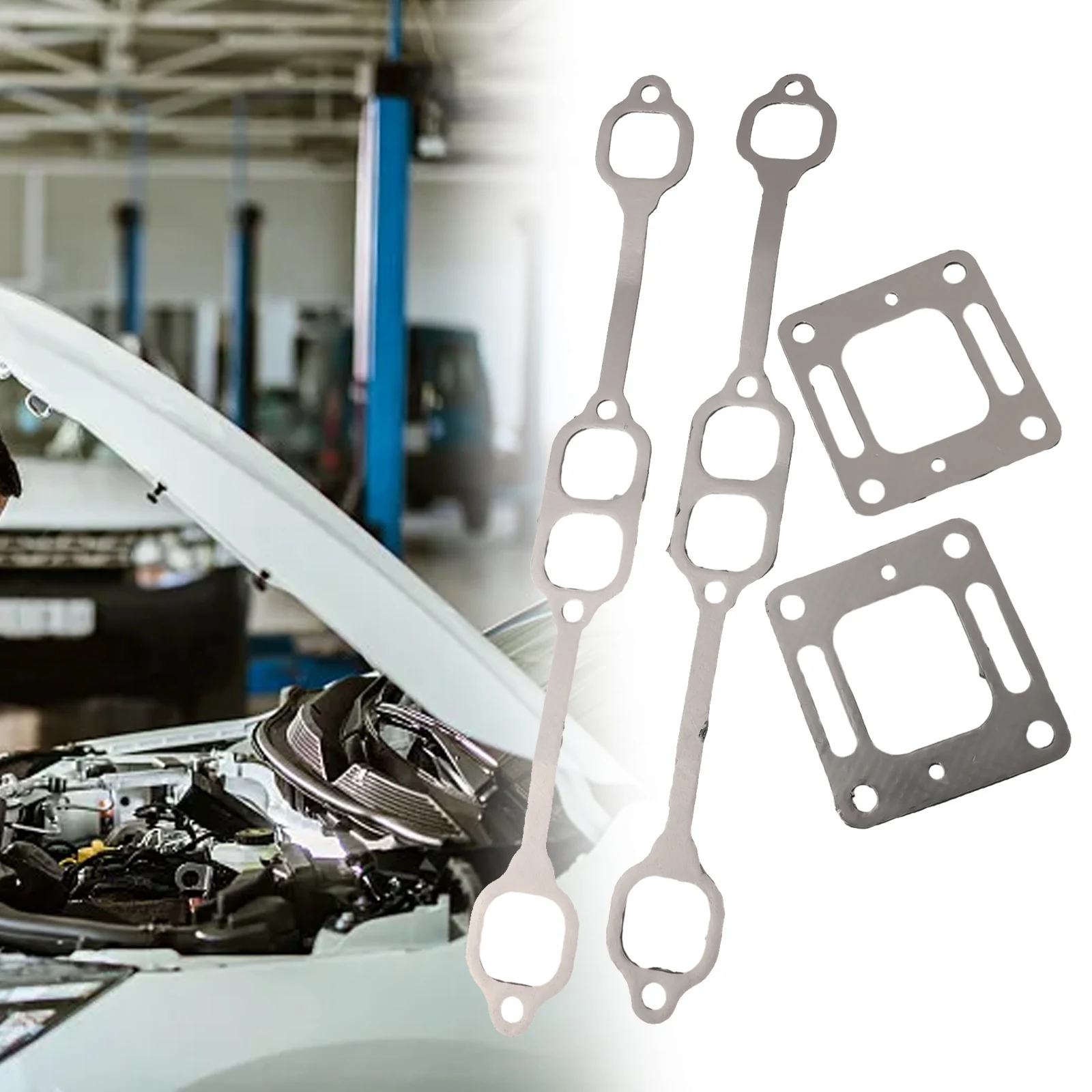 

Exhaust Gasket Manifold Kit For Mercruiser 5 0 5 7 Engines Replacement For 1980\\\\\\\\\\\\\\'s 2002 Models Easy Installation
