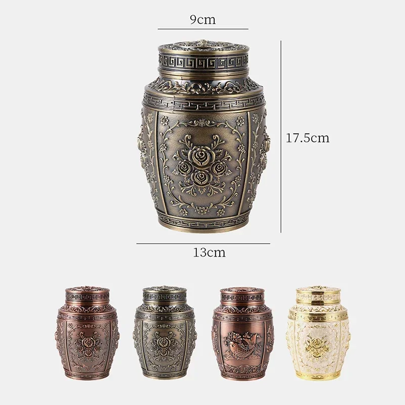 Pet Memorial Keepsake Container for Ashes Coffin Box Urns for Human Ashes Metal Cremation Small Animal Urn Funeral cremation urn