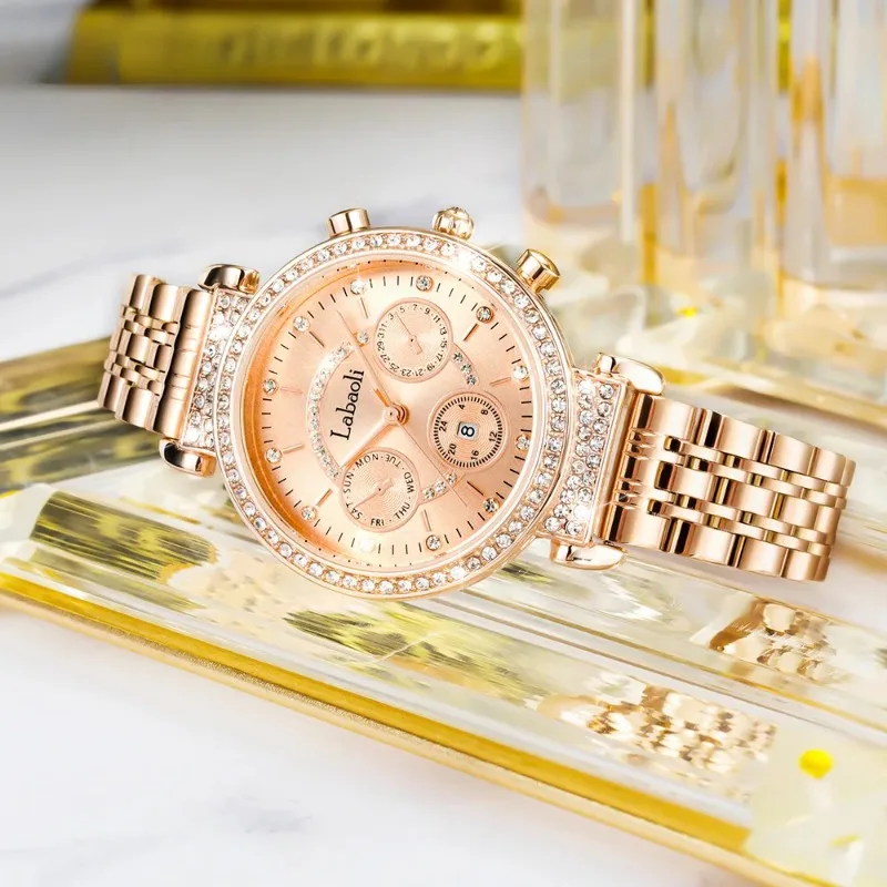 Korean Version of Fashion Watches Ladies Quartz Wristwatches Simple Fashion Diamond Ponestion Female Watch Reloj Para Mujer