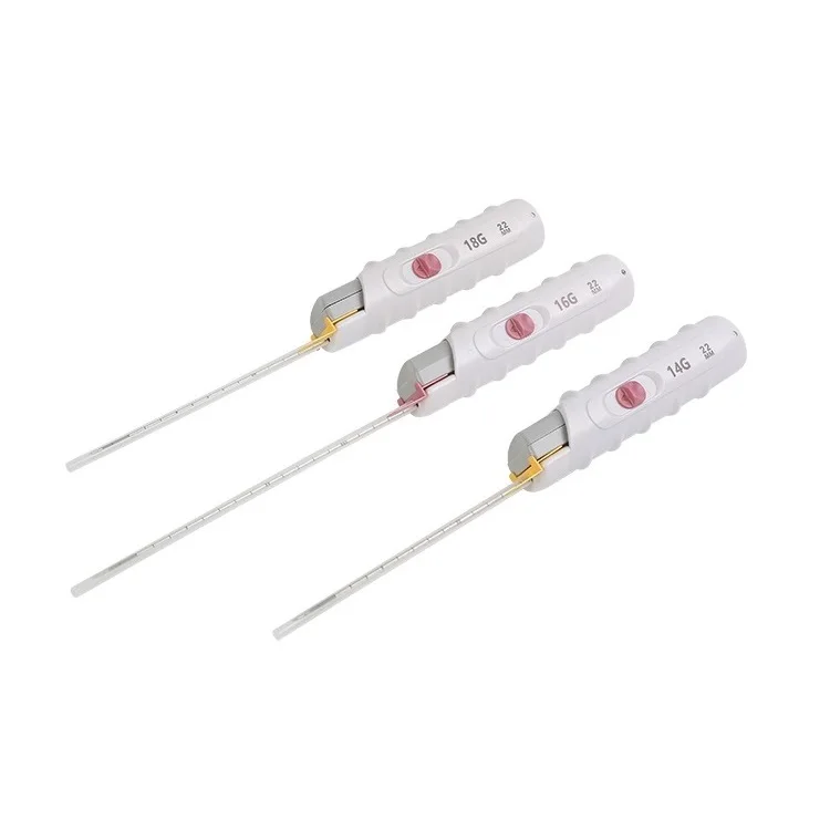 

Hollow stainless steel sterile medical bone marrow tissue sampling real biop-sy need-le