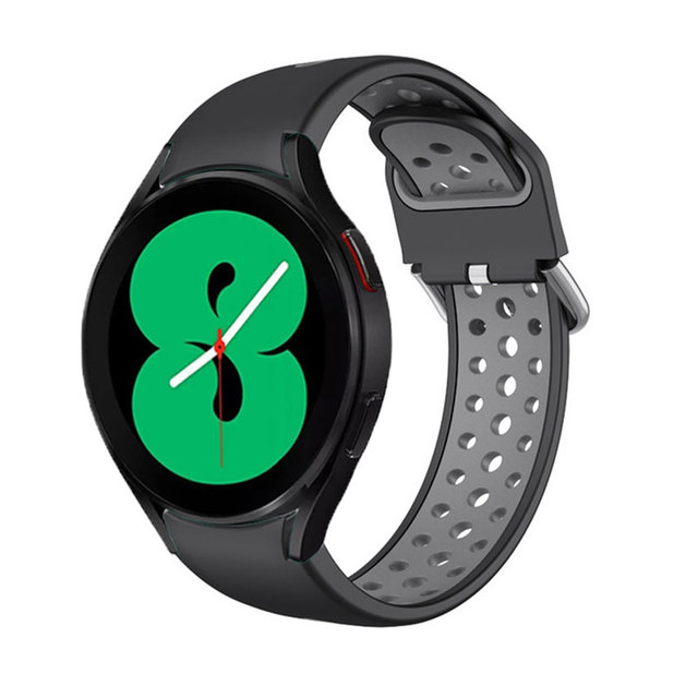 Gaps silicone Strap For Samsung Galaxy Watch 4 44mm 40mm Curved end correa Bracelet Galaxy Watch4 Classic 46mm 42mm Band