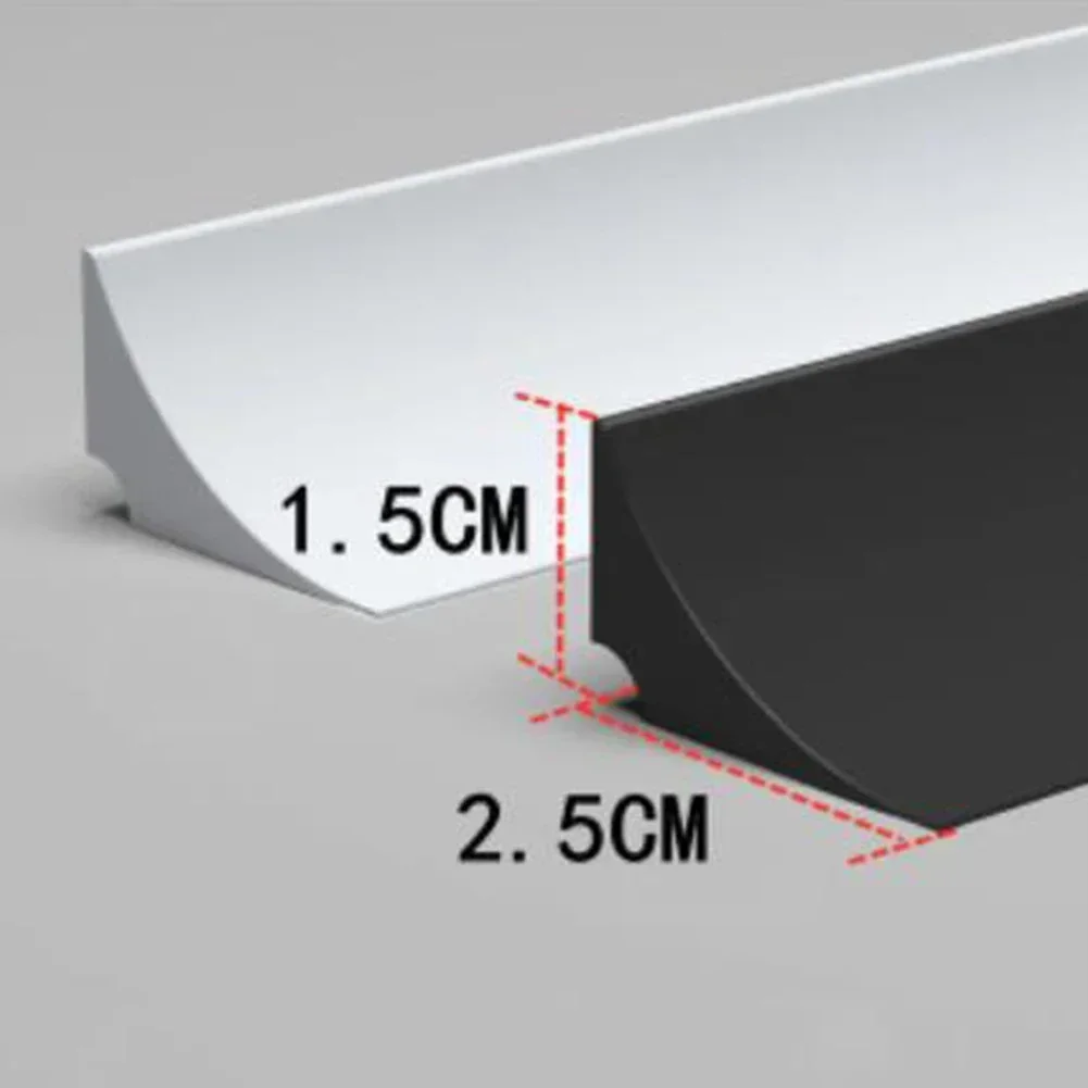 Water Barrier Bendable Silicone Waterstop Strip Kitchen Countertop Retaining Barrier Dry&Wet Separation Door Sealing Strip 1PC