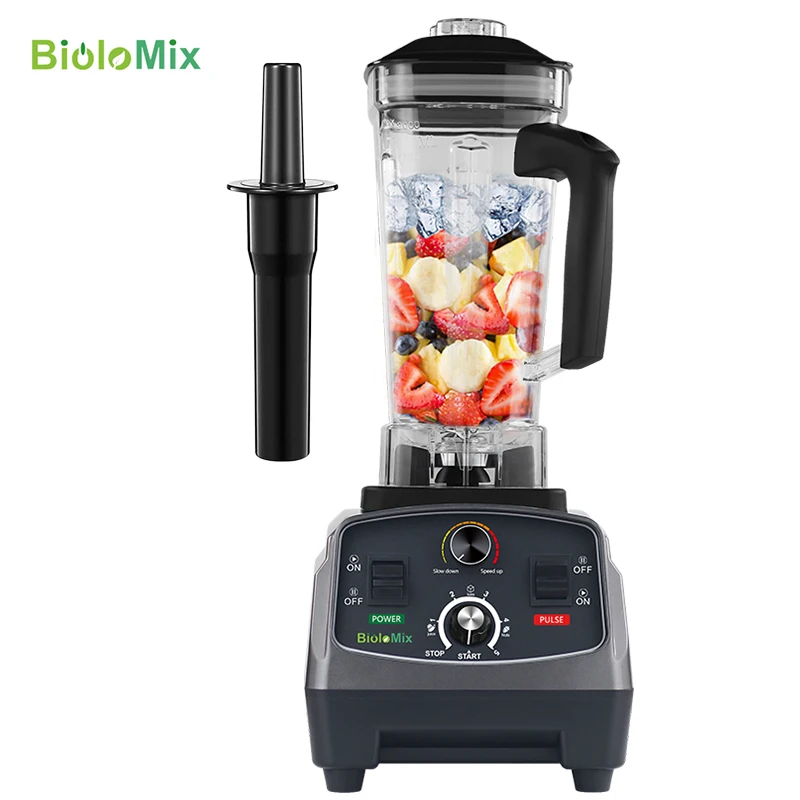 Biolomix BPA Free 2200W Commercial Grade Timer Blender Mixer