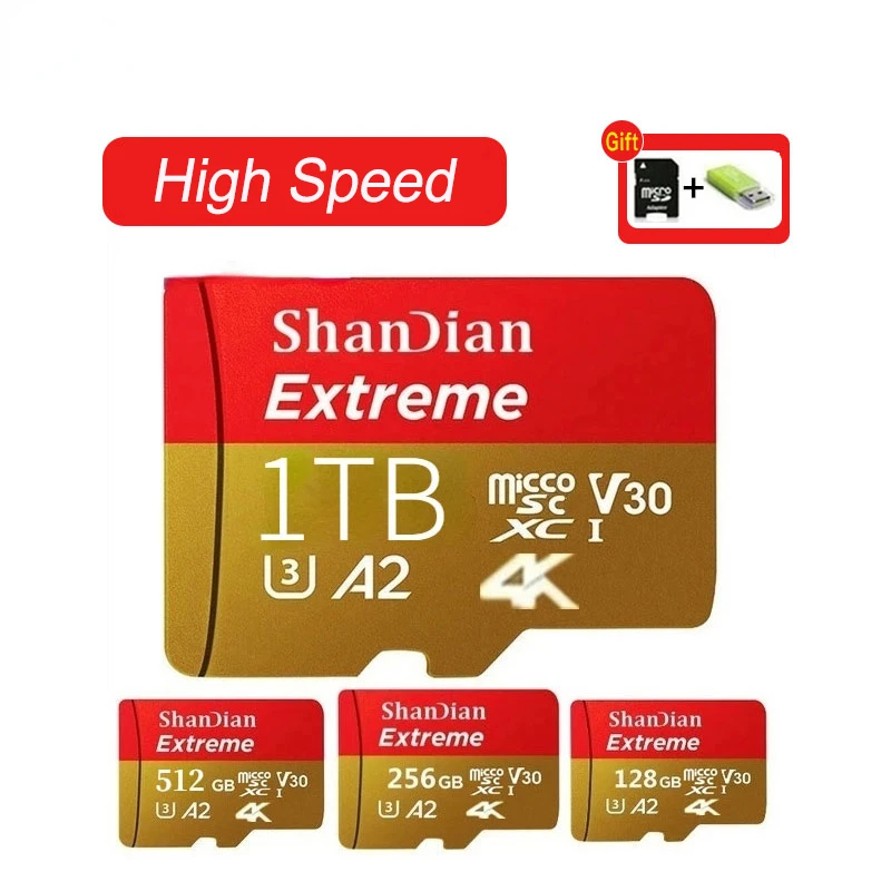 1TB 128G Memory Card Mini SD Card Large Capacity High Speed Portable