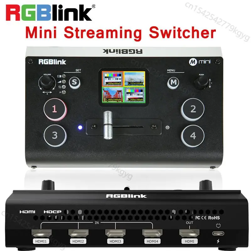 RGBlink Mini Streaming Switcher 4 Channel HDMI-compatible