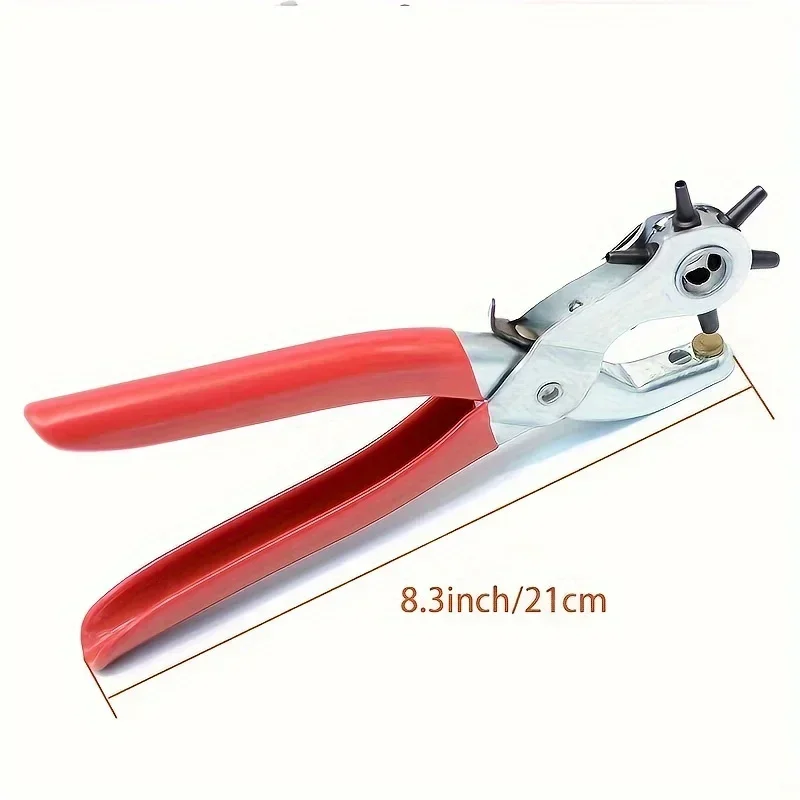 Leather Hole Puncher Leather Punch Tool Multifunctional Carbon Steel Belt Punching Crafts Tool