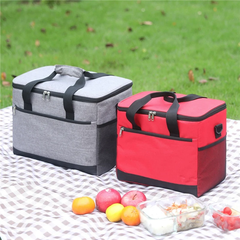 

Insulated Lunch Bag - Lunch Box Leakproof Cooler Tote Portable Freezable Lunch Bag Organizer To Work School Picnic