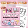"Adult Picture Book - Pink-Themed Mini Cosmetics Coloring Book: A Beautiful Gift for Relaxation and Creativity 1