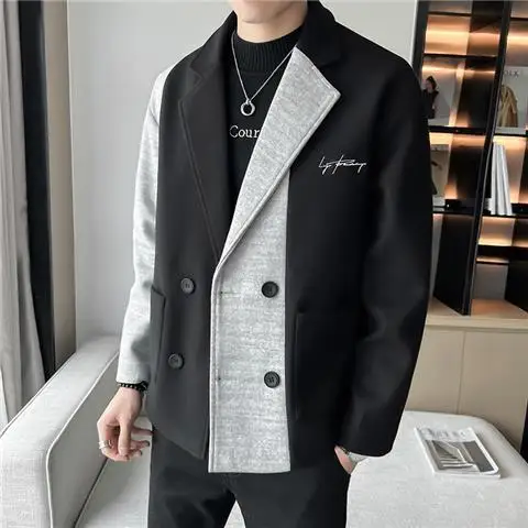 Spring Autumn KPOP Fashion Style Harajuku Slim Fit Tops Loose Casual All Match Windbreak Outerwear Button Long Sleeve Jacket