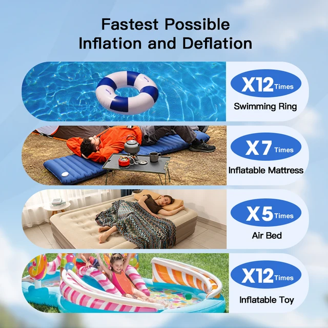3-in-1 Portable Mini Air Pump 5