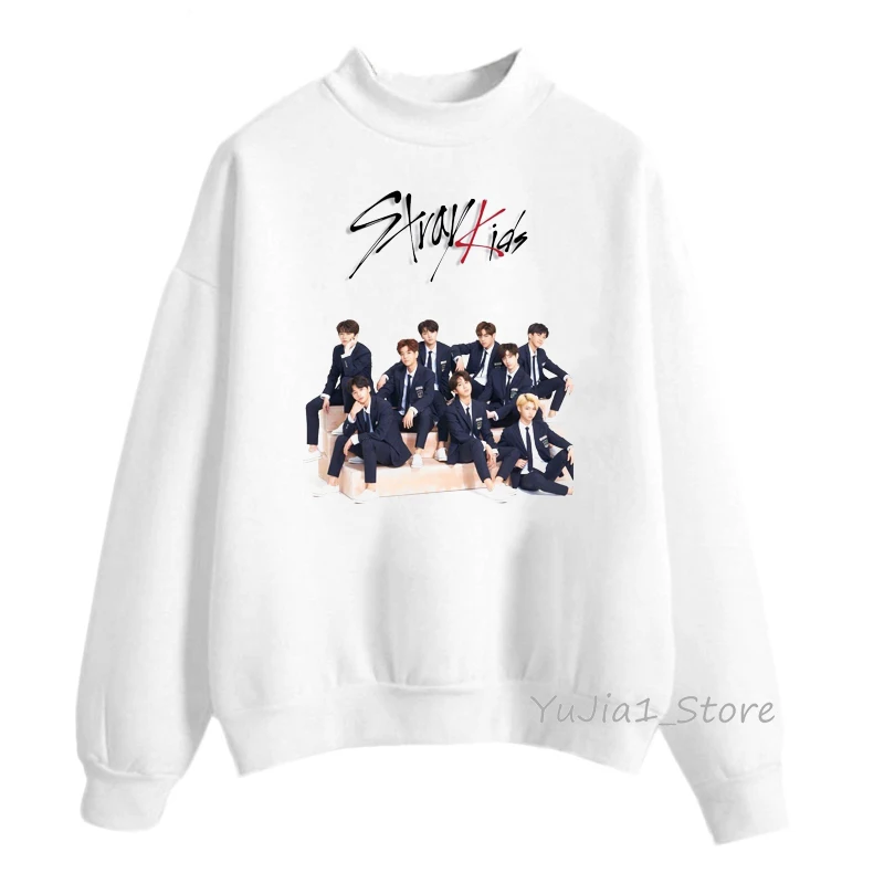 

Stray Kids Pullover Women Kpop Clothes Women’s Sweatshirt Lady Spring Autumn Winter Hoody Graphic Crew Neck Tops