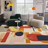 Colorful Living Room Carpet Light Luxury High-end Bedroom Bedside Rug Large Area Retro Art Sofa Coffee Table Floor Mat Ковер 양탄자 3