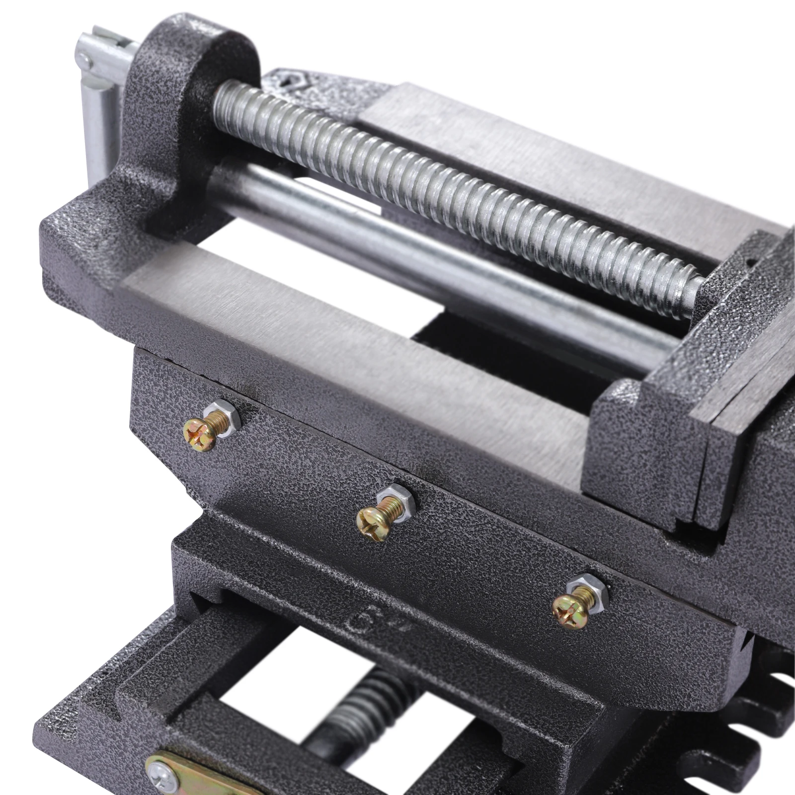 3"/5"/6" Cross Slide Vise Drill Press Heavy Duty Metal Milling 2-Way XY Clamp Machine For Water Pump, Pipe, Steel Wire 5