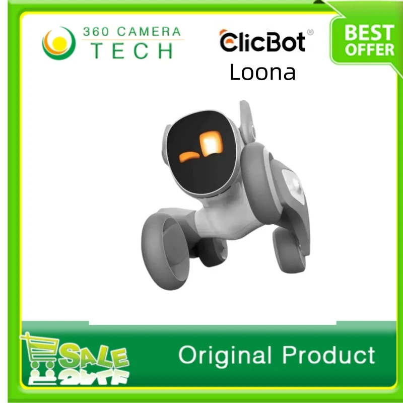 

ClicBot Loona smart robot dog ChatGPT smart pet interactive companion home robot