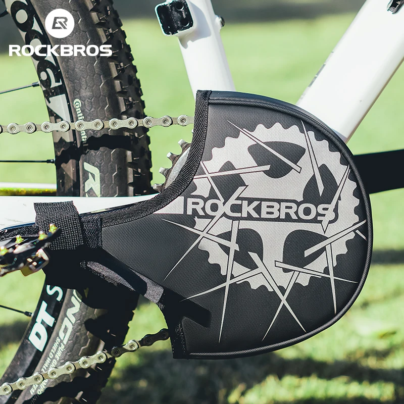 Rockbros Crankset Cover Bike Protection Gears Elastic Chain Pad Mtb