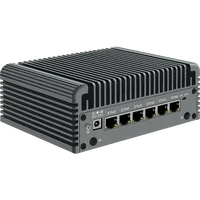 6 LAN Fanless Mini PC Intel Core 3 N355 N305 N150 N100 i226-V 2.5G Firewall Router DDR5 2xNVMe 1xSATA3.0 Type-C pfSense Proxmox 2