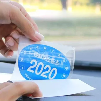 Adesivi Elettrostatici per Parabrezza Auto, Adesivo Statico in PVC Trasparente, Decorazione per Parabrezza, Accessori Auto