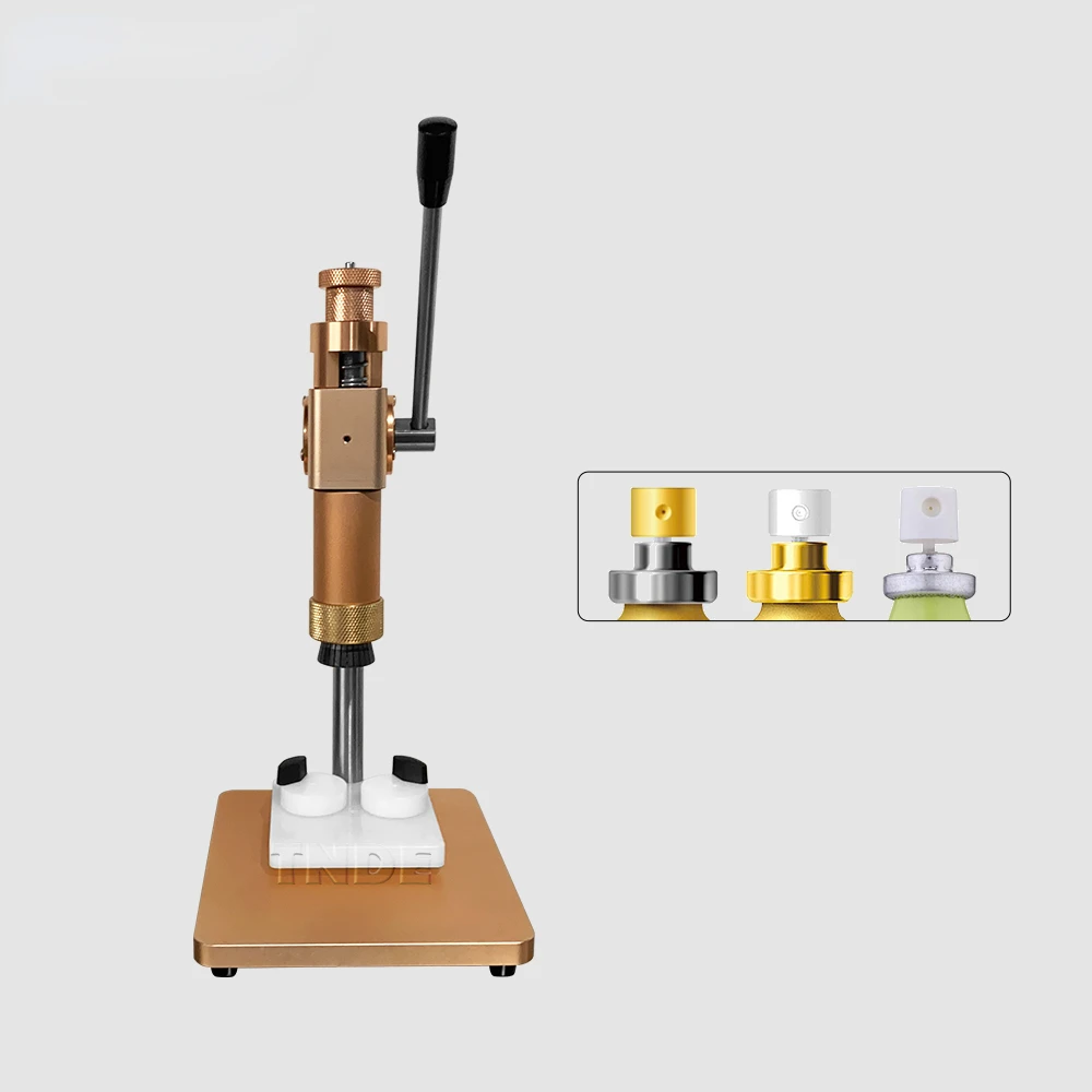 

TD-MPC TD-MPC manual perfume crimper capping machine aluminum spray pump bottle crim aluminum spray pump bottle crimping machine
