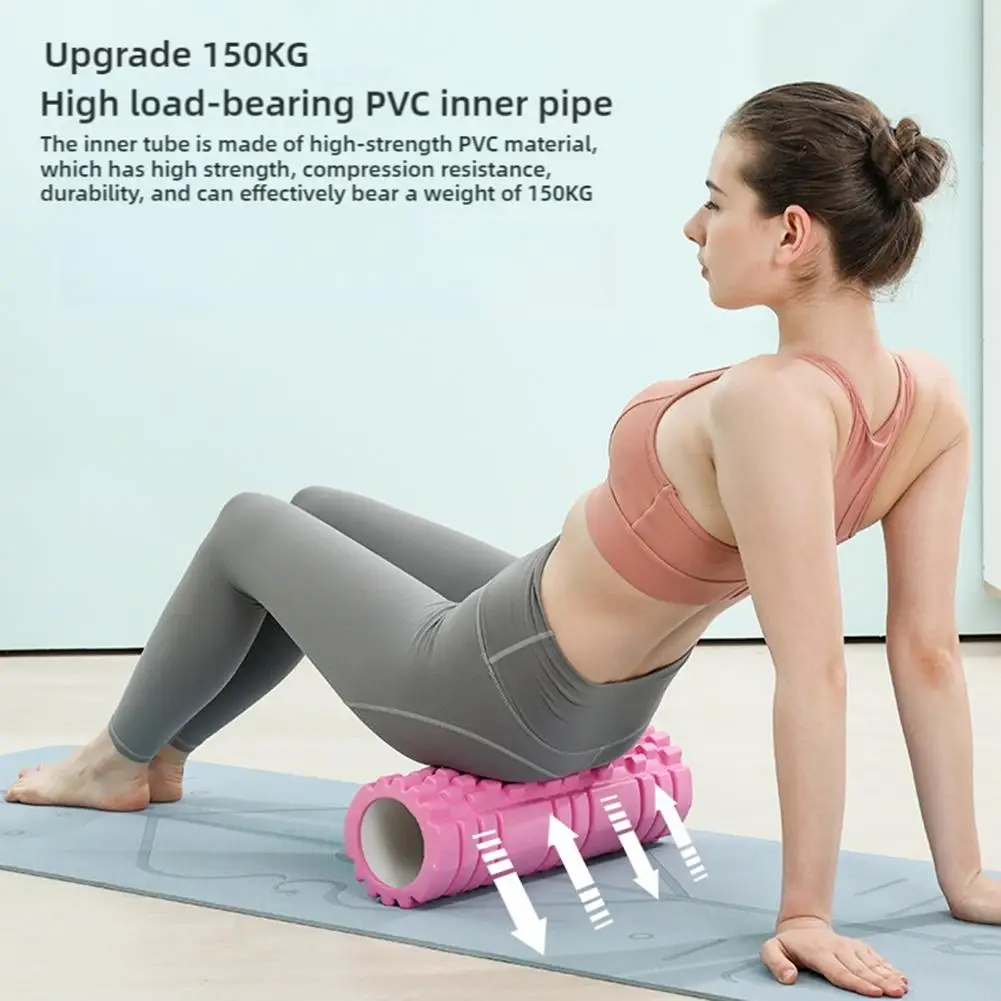 30cm Yoga Column Gym Fitness Pilates Foam Roller Back Muscle Massage Roller Yoga Brick Home Fitness Training Equipment