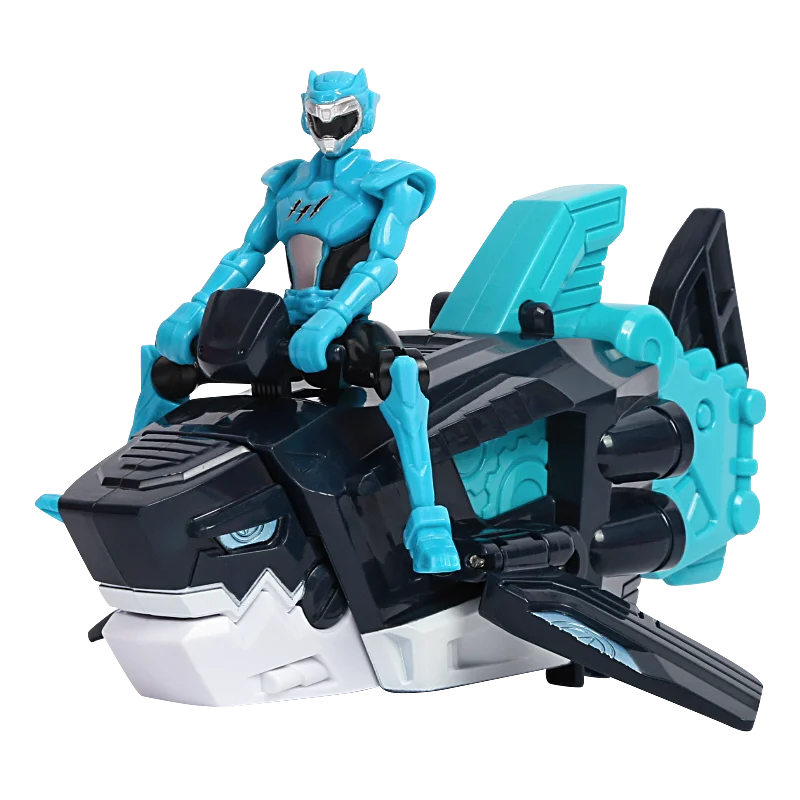 Mini Secret Service Super Dinosaur Force Ford Ultimate Furious Shark Battle Armor Shark Robot Boy Mini Force Figure Toys