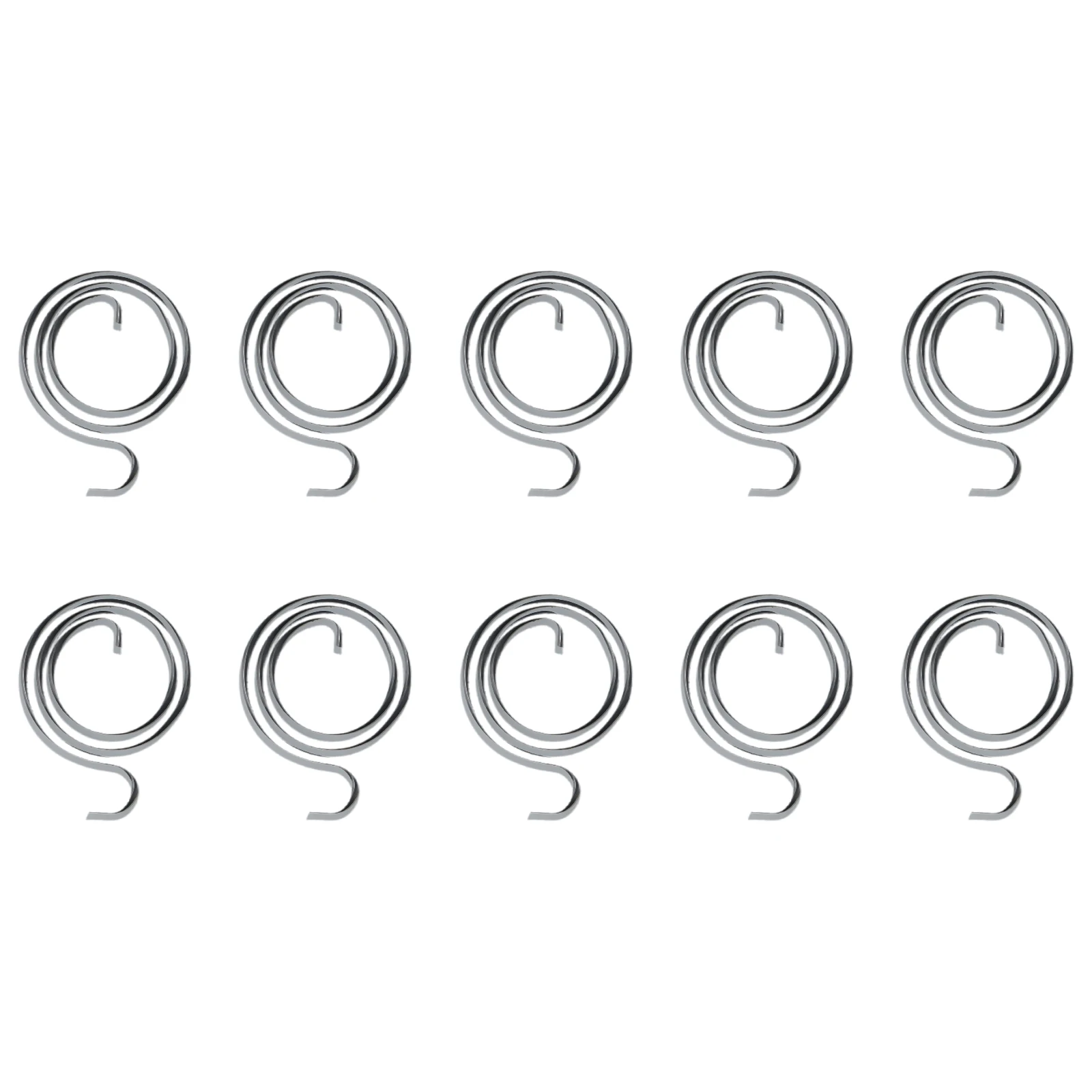 Description Picture 3 of item10pcs Door Handle Springs Lower Hook Flat Lever Latch Inter Coil Replaceable Door Handle 28mm Household Hardware Springs