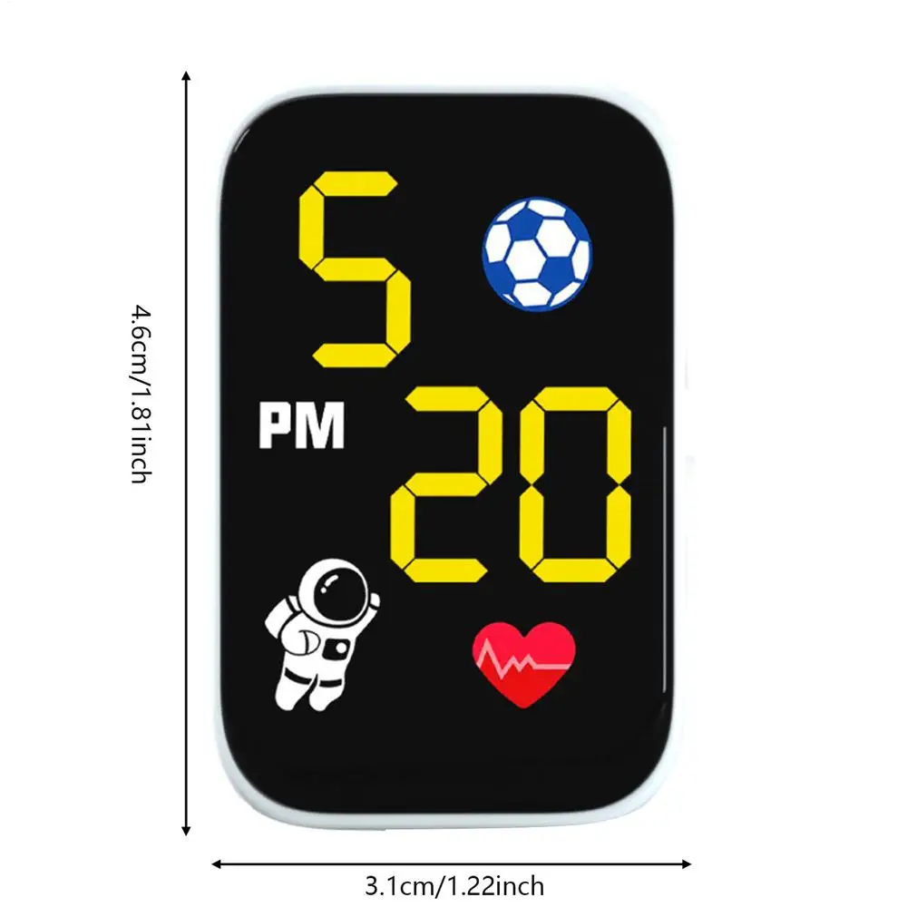 Waterproof Digital Motorcycle Clock with Illuminated Display, Dash-Mounted Timepiece