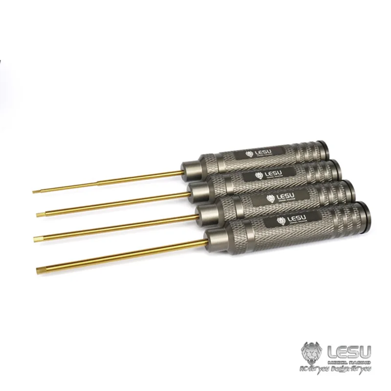 LESU Allen-Schraubendreher-Set für 1/14 RC Traktor LKW Tamiyaya Auto DIY Modell Spielzeug Metall Werkzeug Größe 1,5/2,0/2,5/3,0 mm THZH1219 – Detail 8