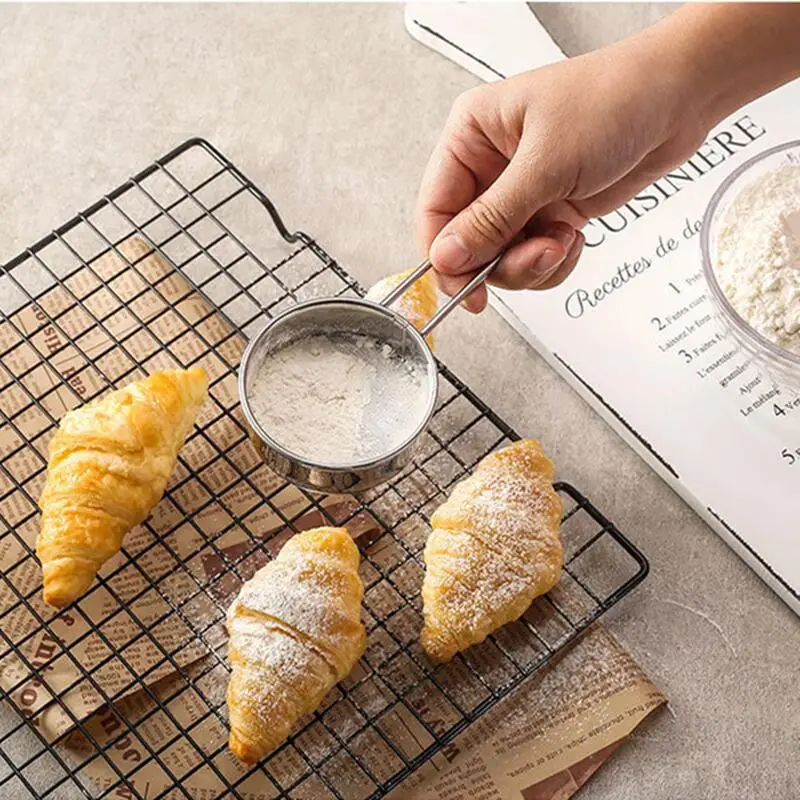 1set Stainless Steel Croissant Cutter Set, Silver