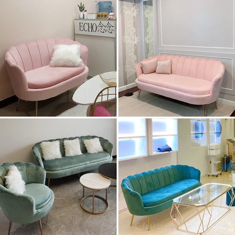 Modern Sofas Living Room Furniture Small Living Room Sofa Chair Nordic Accent Chair Light Luxury Sofa Chairs Double Seat