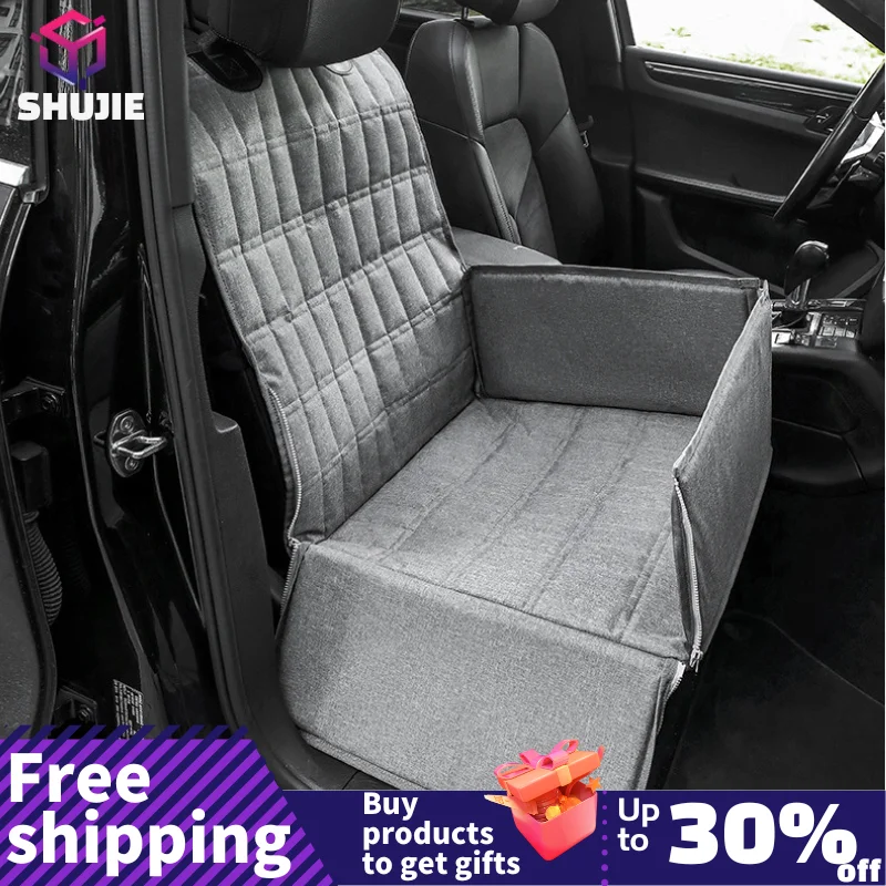 애완견 캐리어 카시트 커버 캐리 고양이 강아지 가방, 자동차 여행 접이식 해먹, 방수 개 바구니, 애완동물 캐리어 