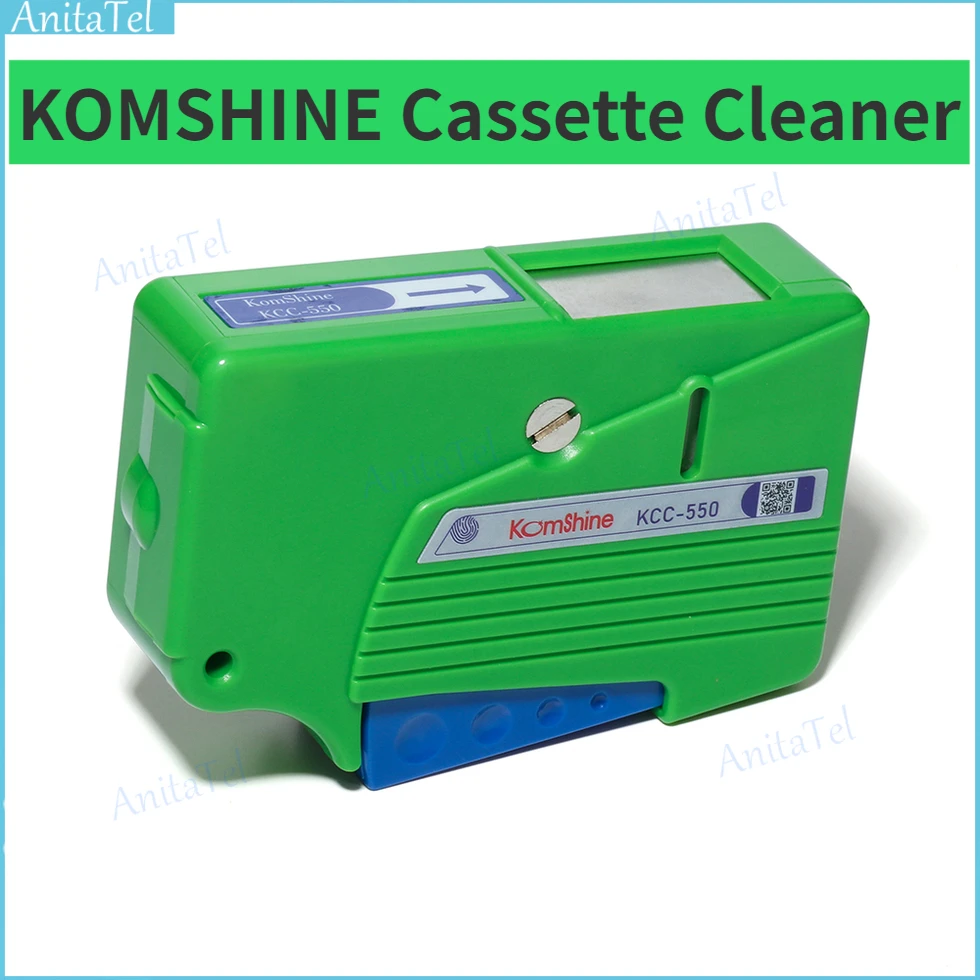 Nuovo Komshine Kcc-550 Connettore In Fibra Ottica Cassette Cleaner Ftth Strumento Di Pulizia Scatola Di Pulizia Conector In Fibra Cassetta 500 Volte