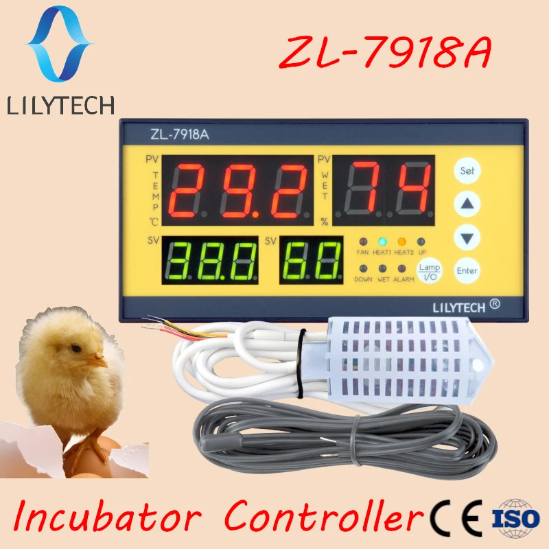 Egg Incubator Controller temperature controller for incubator incubator temperature controller hatcher ZL-7918A digital temperature controller digital thermostat