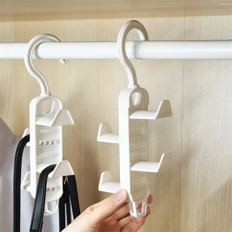 Multi-layer Hanger Hooks Wardrobe Clothes Scarf Bag Hat Organizer Hanging Rack Closet Hanger Home Space Saving Storage Hooks