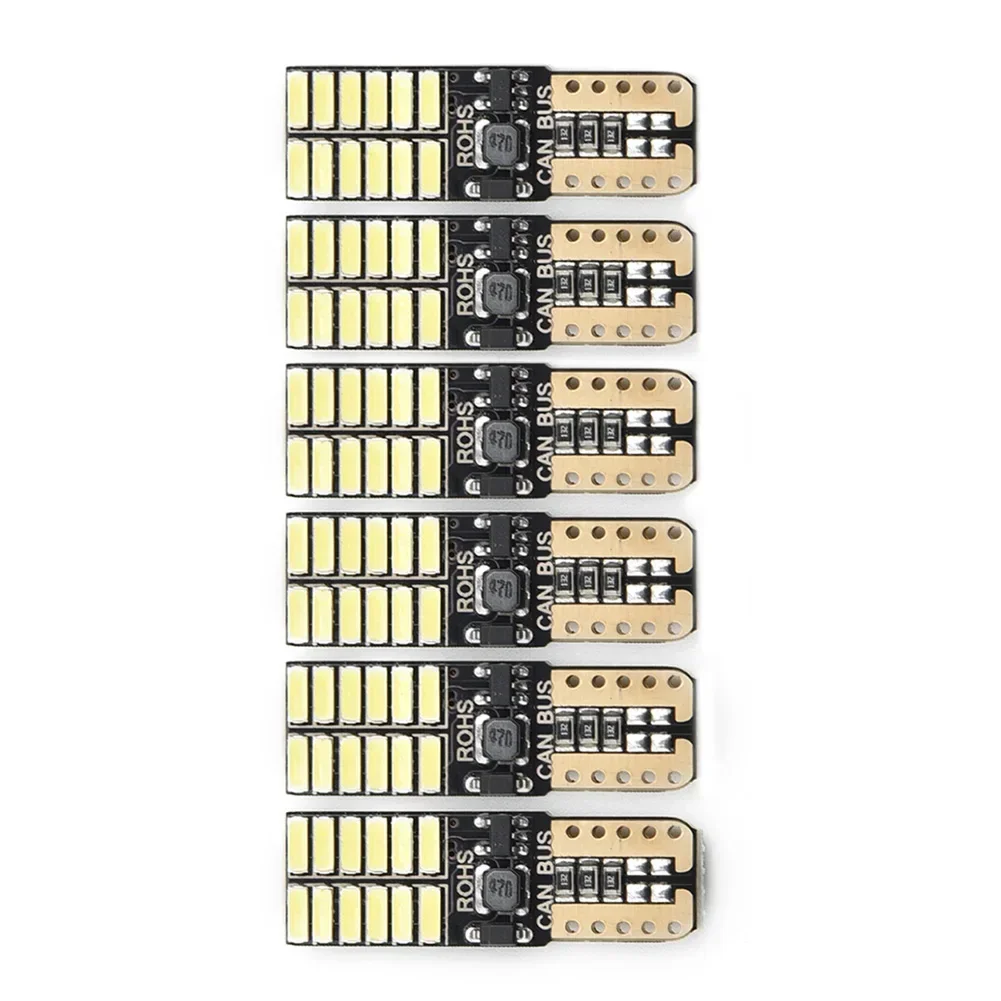 Lamps Car Lights Super Bright Parking Bulbs Lighting Easy To Install 6000K Set 6pcs Signal Accessories Driving led driving lights