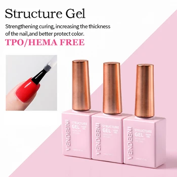 Vendeeni TPO HEMA FREE Smalto Gel Rinforzato per Unghie, Protezione Rinforzata per le Unghie, Gel UV Soak Off, Struttura Unghie Forte, Gel Duro