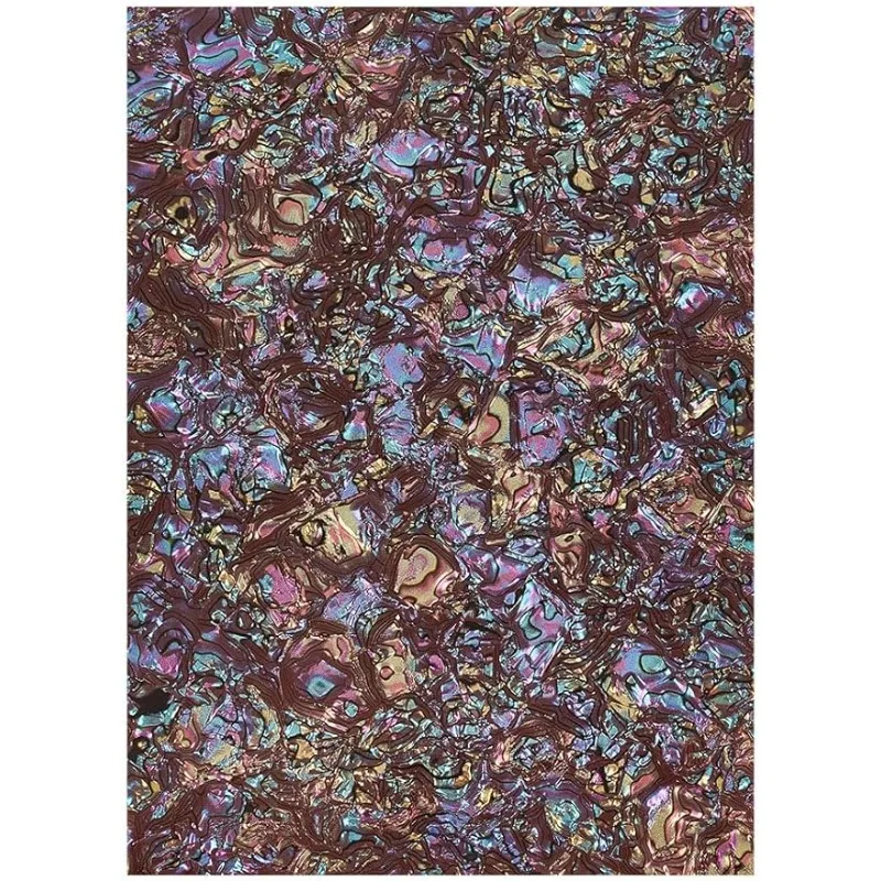 8x12 Inch Abalone Shell Stickers Sheet Self Adhesive PVC Vinyl Sheets 3D Glimmer Shell Stickers  for Nail Art Jewelry Phone Case