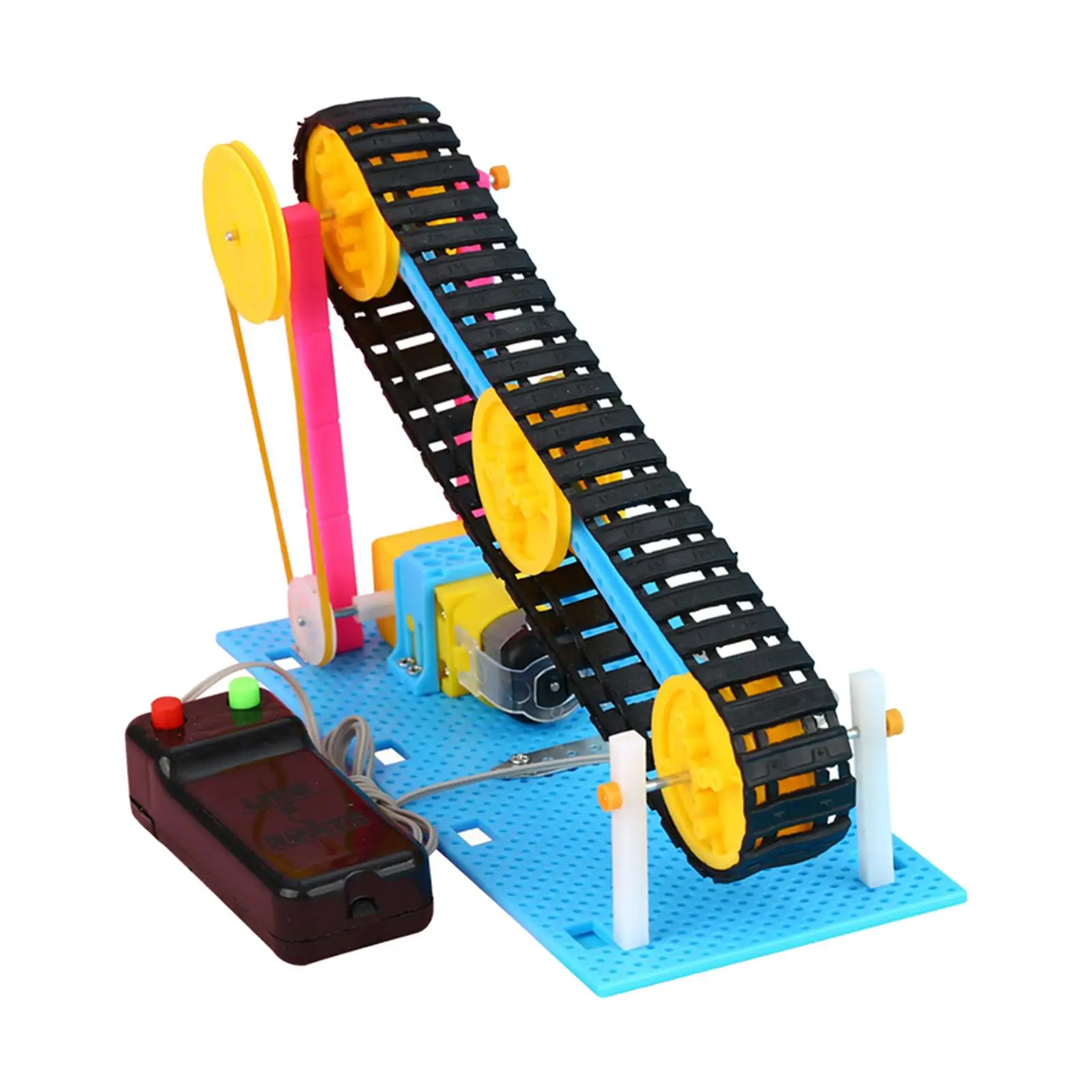 

Conveyor Belt Toy Stem Project Technology Assembly Brain Teaser Puzzles Science Experiment Kits Stem Education Creative Kits