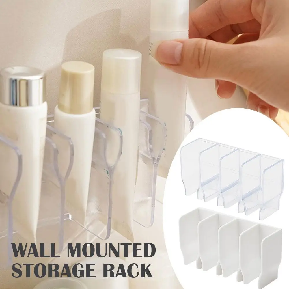 

Multi-function Wall-mounted Bathroom Storage Basket Toothbrush Toothpaste Drain Rack Small Basket For Storage Bathroom Rack V1N7