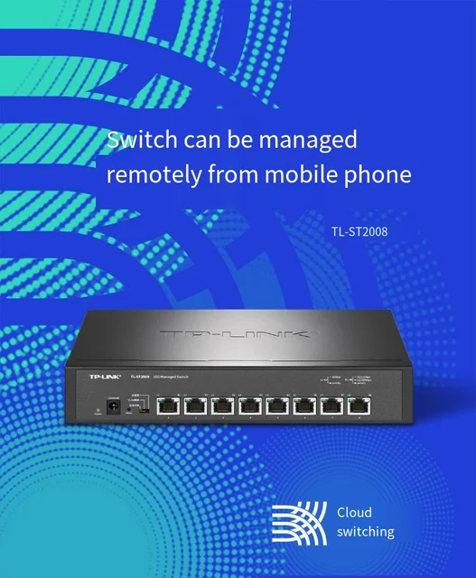 Tp-link TL-ST2008 All 10 Gigabit Ethernet switch 8*10gbps RJ45 