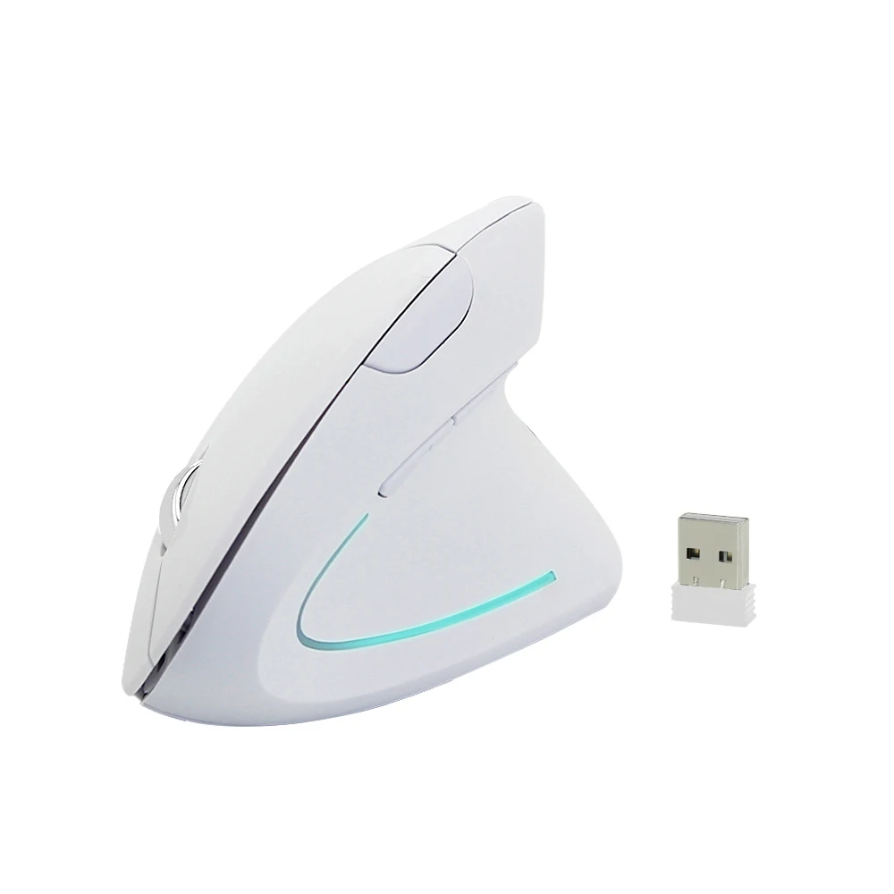 desktop mouse CHYI Ergonomic Vertical Mouse Wireless 2.4G USB Optical RGB Mause Gaming Right Left Hand Mice For Computer Laptop PC Notebook best office mouse Mice