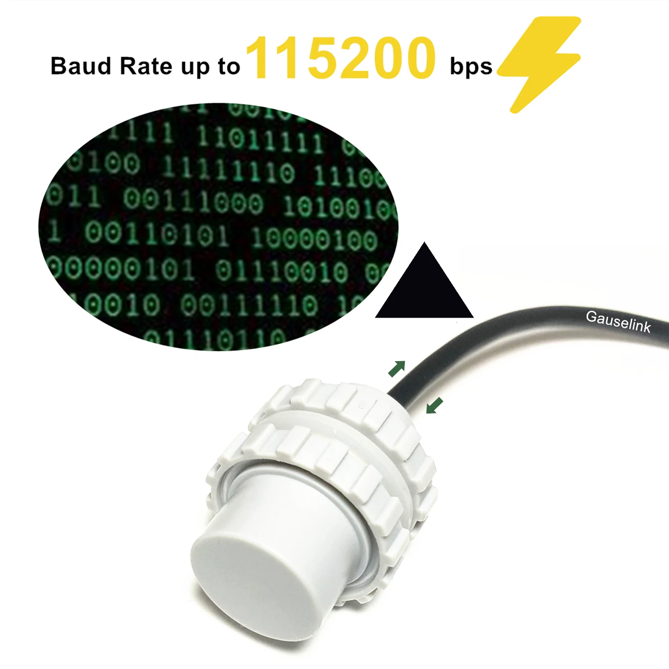 Underwater Submarine Ultrasonic Sensor Module Probe for Distance Measurement Obstacle Avoidance IP68 UART/RS485 Range 600cm underwater ultrasonic sensor