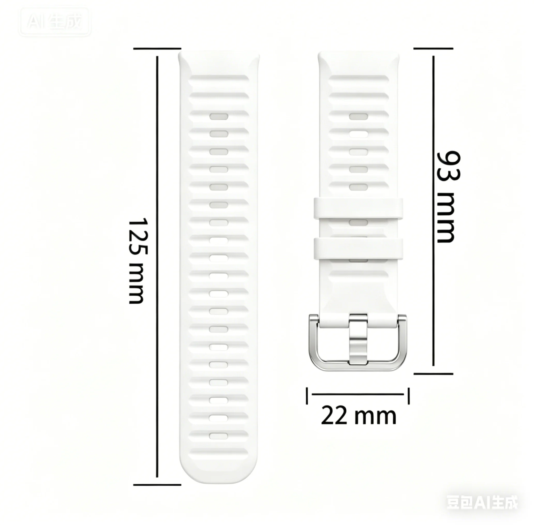 Sport Silicone Replacement Wristband - Original Strap for Smartwatch Fitness Tracker