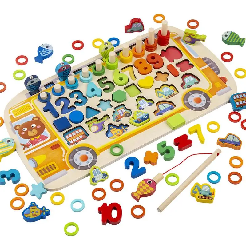 

Magnetic Fishing Toy Sorting Stacking Toys Fine Motor Skill Early Learning Preschool Educational Toys Montessori Game For Boys