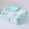 120*150cm Six Layers Muslin Cotton Baby Blankets Newborn Boys Girls Receiving Swaddle Wrap Kids Swaddling Bedding Sheet 4