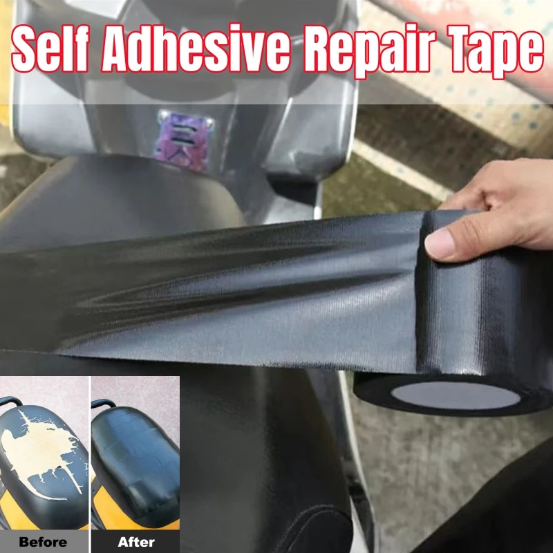 Leather Repair Tape Leather Repair Tape Self Adhesive First Aid Patch Fix Sofa Car Seats Handbags Jackets Furniture Shoes DIY Black