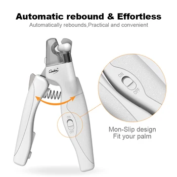 LAIKA LED Pet Nail Clippers Professional Cats Claw Blood Line Scissors Dog Nail Trimmer Grooming Cutter for Animals Pet Supply 5