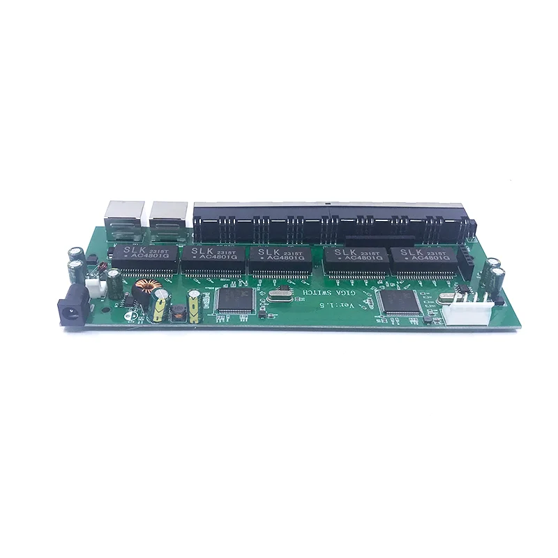 Interruptor Ethernet 802. 3at Af.8 Poe 802.3bt com Portas 1000m 48v 10 100 1000m Uplink Nvr - Imagem 2